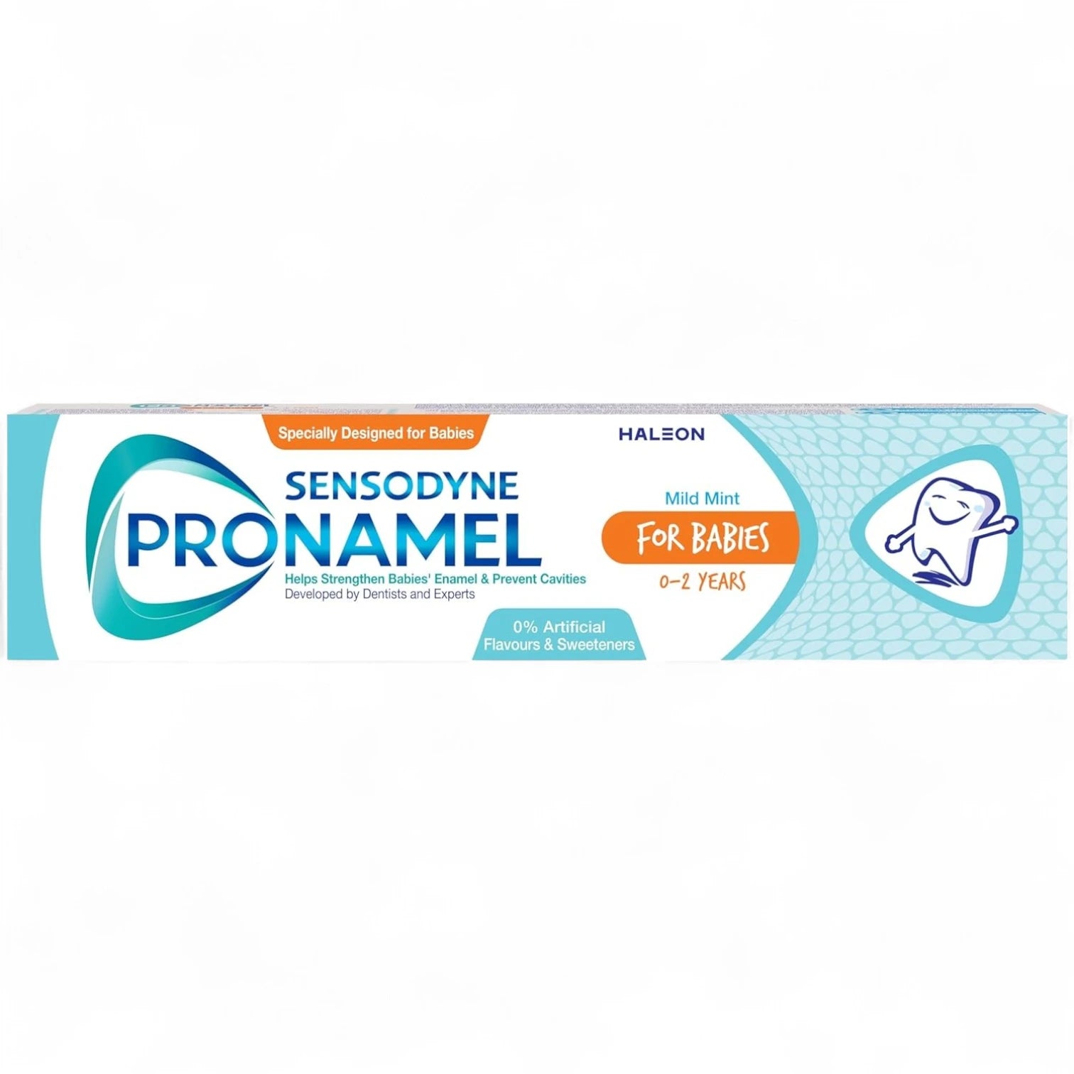 Sensodyne Pronamel Kids Toothpaste 50ml | For Ages 0–2 Years | Enamel Protection & Cavity Prevention | No Artificial Flavours or Sweeteners | Dentist-Recommended Baby Toothpaste - Damoo