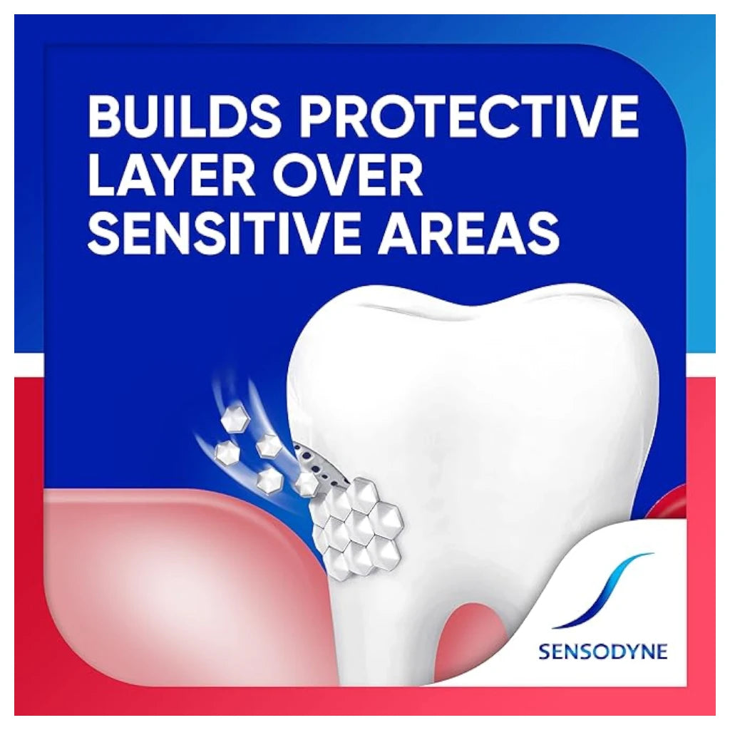 Sensodyne Sensitivity & Gum Whitening Toothpaste 75ml – Dual Relief for Sensitive Teeth & Gum Health | Daily Fluoride Mint Formula - Damoo
