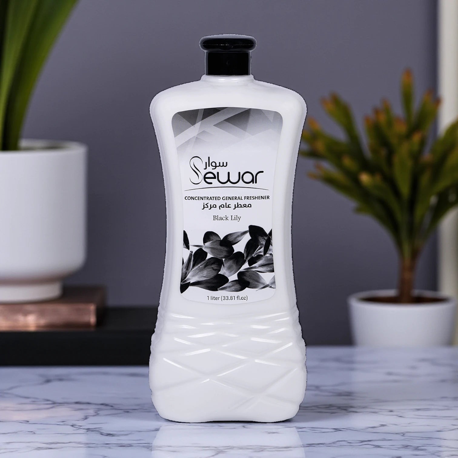 Sewar Concentrated General Freshener – 1L | White Floral, Green Fruity & Woody Powdery Notes | Multi-Purpose Floor & Surface Cleaner with Luxurious Scent - Damoo