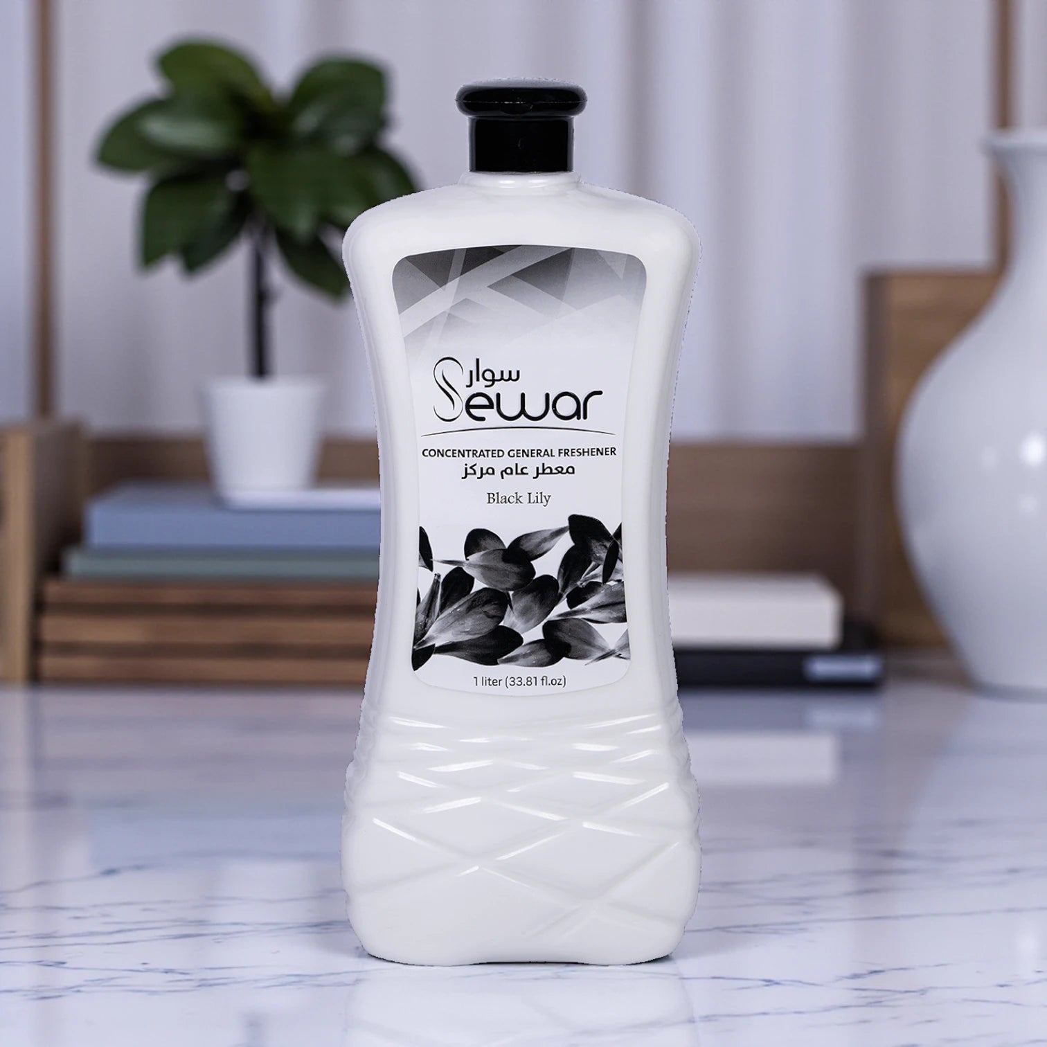 Sewar Concentrated General Freshener – 1L | White Floral, Green Fruity & Woody Powdery Notes | Multi-Purpose Floor & Surface Cleaner with Luxurious Scent - Damoo