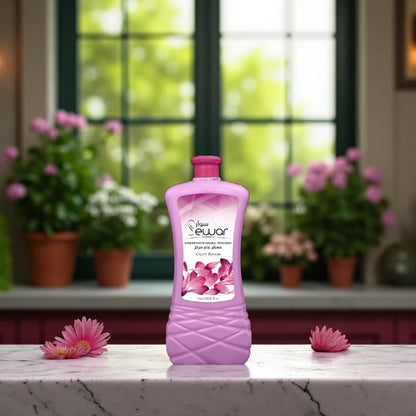 Sewar Concentrated General Freshener – Cherry Blossom Scent – 1 Liter Pink – Long-Lasting Floor & Room Fragrance – Premium Floral Concentrate - Damoo