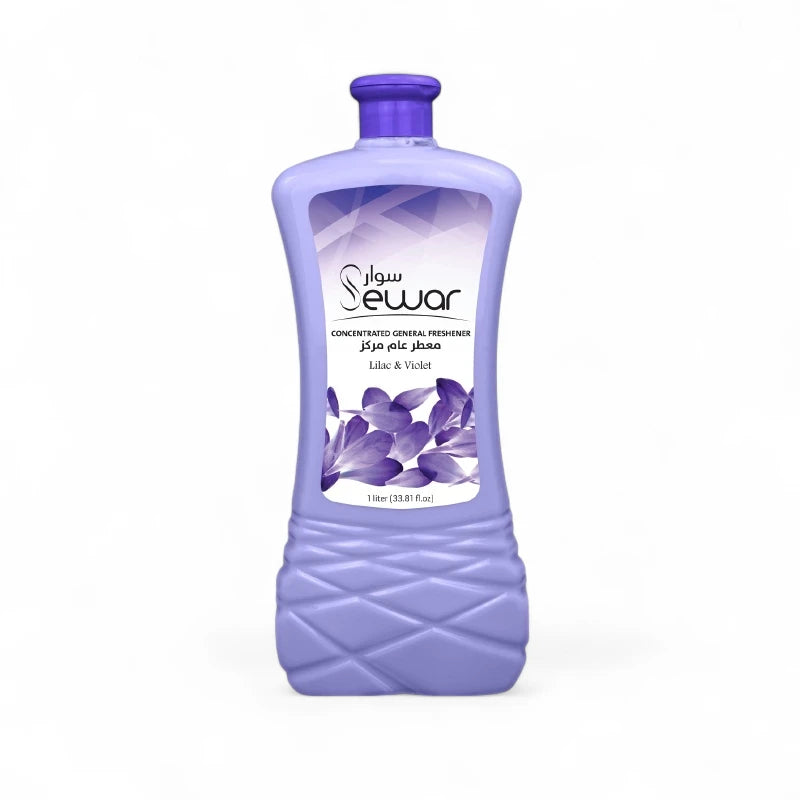 Sewar Concentrated General Freshener – Lilac & Violet Scent – 1 Liter Purple – Long-Lasting Floor & Room Fragrance – Premium Floral Concentrate - Damoo