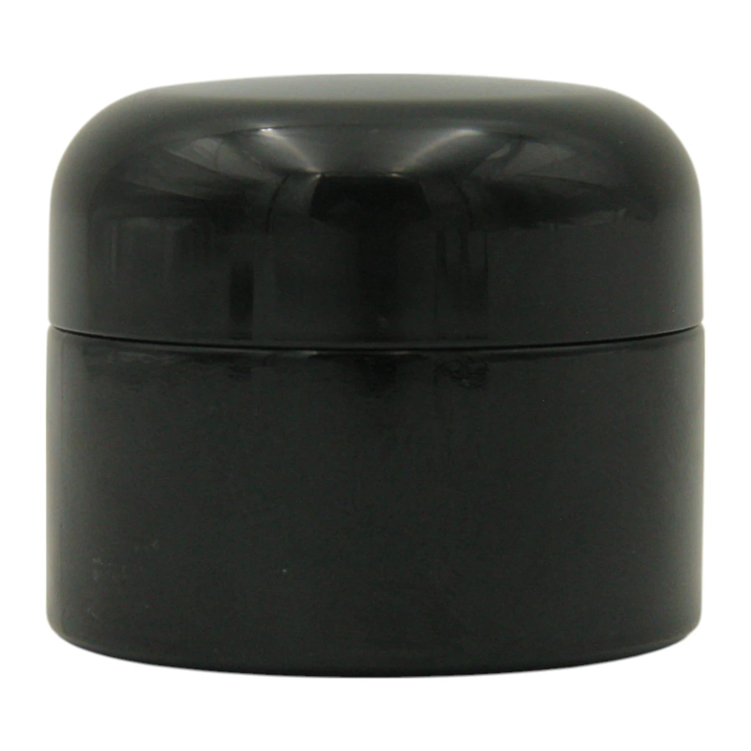 Sleek Black Incense Storage Jar 50 ML| Airtight Glossy Container for Cone & Resin Incense - Damoo