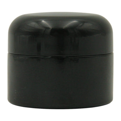 Sleek Black Incense Storage Jar 50 ML| Airtight Glossy Container for Cone & Resin Incense - Damoo