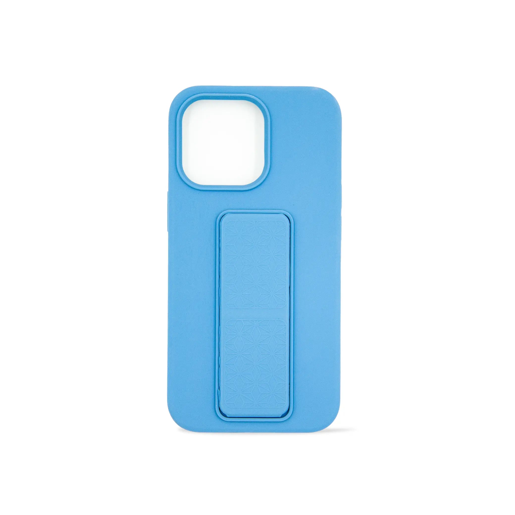 Soft Silicone iPhone Case with Kickstand – Shock-Resistant Back Cover with Textured Grip and Foldable Stand - Damoo