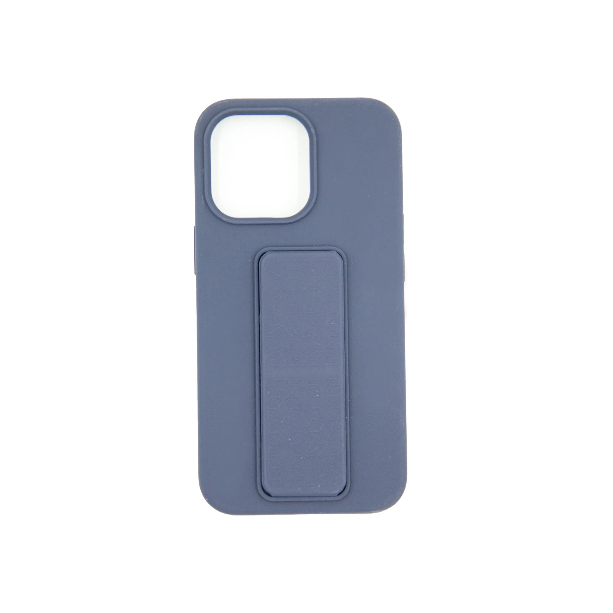 Soft Silicone iPhone Case with Kickstand – Shock-Resistant Back Cover with Textured Grip and Foldable Stand - Damoo