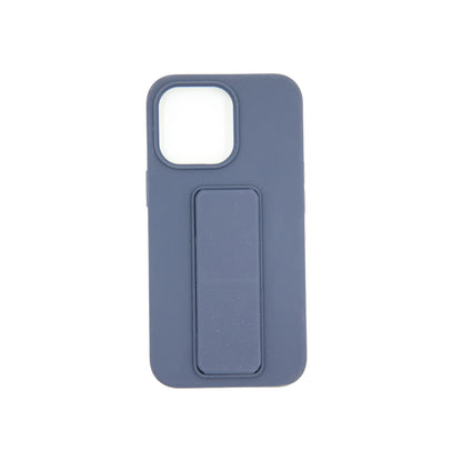 Soft Silicone iPhone Case with Kickstand – Shock-Resistant Back Cover with Textured Grip and Foldable Stand - Damoo