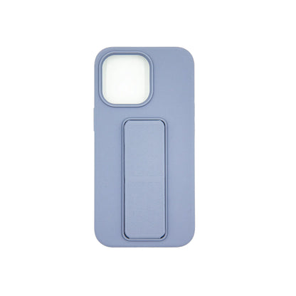 Soft Silicone iPhone Case with Kickstand – Shock-Resistant Back Cover with Textured Grip and Foldable Stand - Damoo