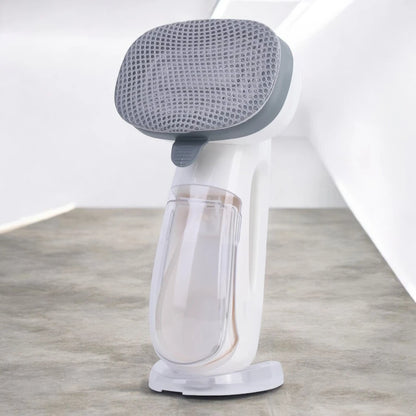 Sonashi 2000W Handheld Garment Steamer  | Digital LED Display  | 3 Steam Levels, 300ml Tank, Auto Shut-Off  | Removable Fabric Brush – Compact White Steamer - Damoo
