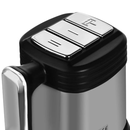 Sonashi 3L Electric Multi-Chopper SMC-24S – 500W Copper Motor, Stainless Steel Body & Jar, 4-Layer Blades, 3-Speed Operation | Mincer, Grinder, Egg Beater, Garlic Peeler | Black/Silver - Damoo