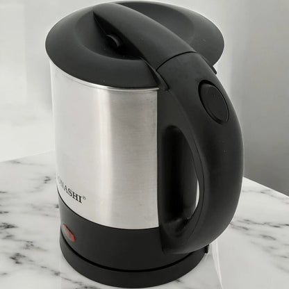 Sonashi Cordless Electric Kettle – 1L Stainless Steel Body, Fast Boil, Auto Shut-Off, Boil-Dry Protection, Light Indicator, 360° Swivel Base - SKT-1001 - Damoo