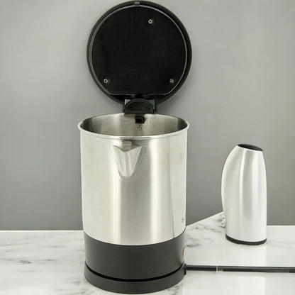 Sonashi Cordless Electric Kettle – 1L Stainless Steel Body, Fast Boil, Auto Shut-Off, Boil-Dry Protection, Light Indicator, 360° Swivel Base - SKT-1001 - Damoo