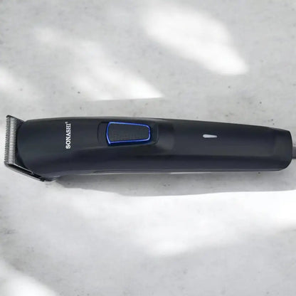 Sonashi Cordless Hair Clipper – Rechargeable Grooming Kit with 5 Combs, USB Charging, Stainless Steel Blade & Accessories | 45-Min Runtime | Sleek Black Design | SHC-1059 - Damoo