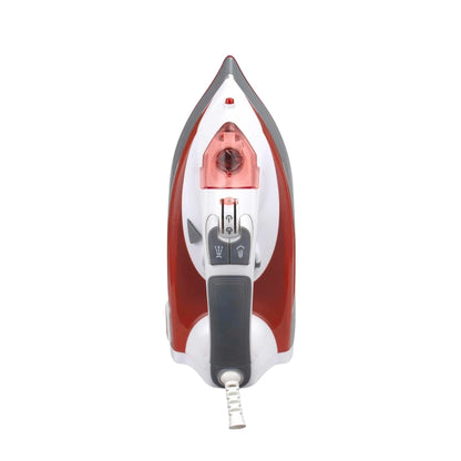 Sonashi Multifunctional Steam Iron – 2400W Ceramic Soleplate, Self-Cleaning, Overheat Protection, Red/White | SI-5067N - Damoo