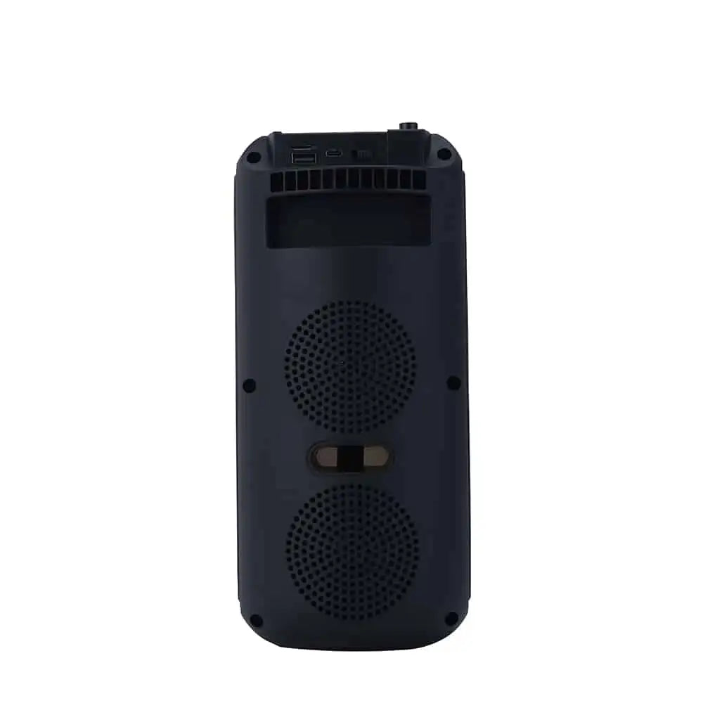 Sonashi Rechargeable Bluetooth Speaker – Hi-Fi Surround Sound, USB/TF Card Slot, FM Radio, 1800mAh Battery, 5W Output, 10m Wireless Range – Black | SBS-711N - Damoo
