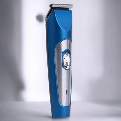Sonashi Rechargeable Hair Clipper – Cordless Beard Trimmer with Stainless Steel Blades, 60-Min Runtime, 600mAh Ni-CD Battery, USB Charging, LED Indicator & 3 Guide Combs – Blue - SHC-1033N - Damoo
