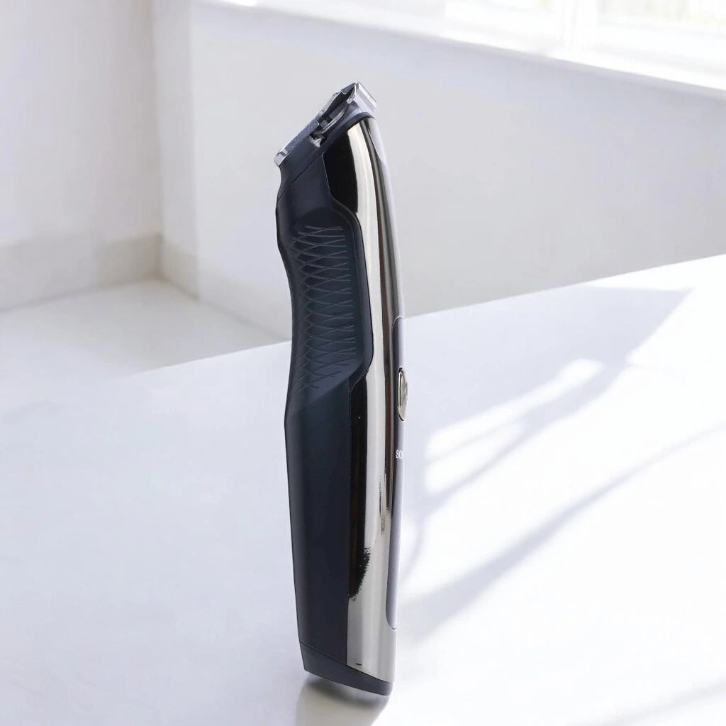 Sonashi Rechargeable Hair Clipper – Cordless Trimmer with Stainless Steel Precision Blade, 90-Min Runtime, USB Charging, 3 Blade Combs, LED Indicator & 600mAh Lithium Battery SHC-1043N - Damoo
