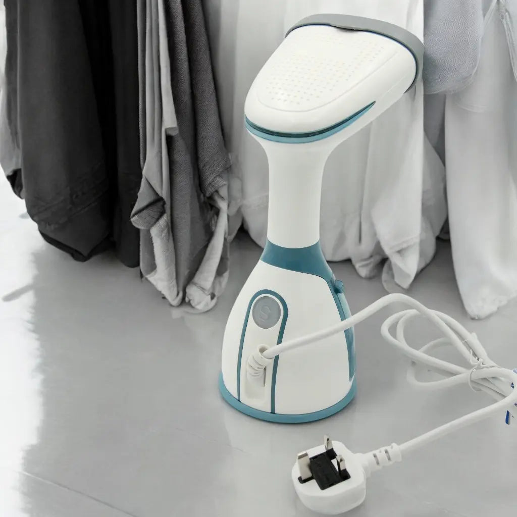 Sonashi SGS-327 Handheld Garment Steamer – 1500W Powerful Clothes Steamer with 280ml Detachable Tank, 25–30g/min Steam Rate & Stainless Steel Panel – Portable Fabric Steamer for Travel and Home - Damoo
