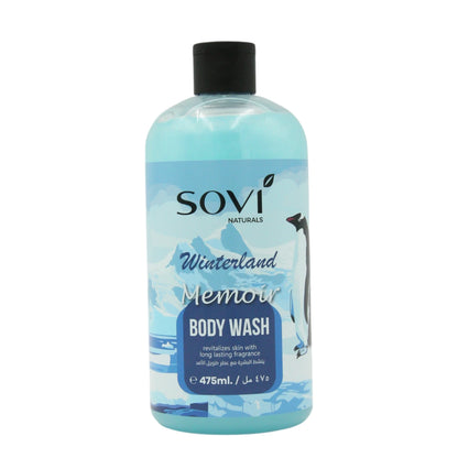 Sovi Naturals Revitalizing Body Wash – 475ml | Gently Cleanses, Hydrates & Refreshes Skin with Long-Lasting Fragrance | Suitable for All Skin Types - Damoo