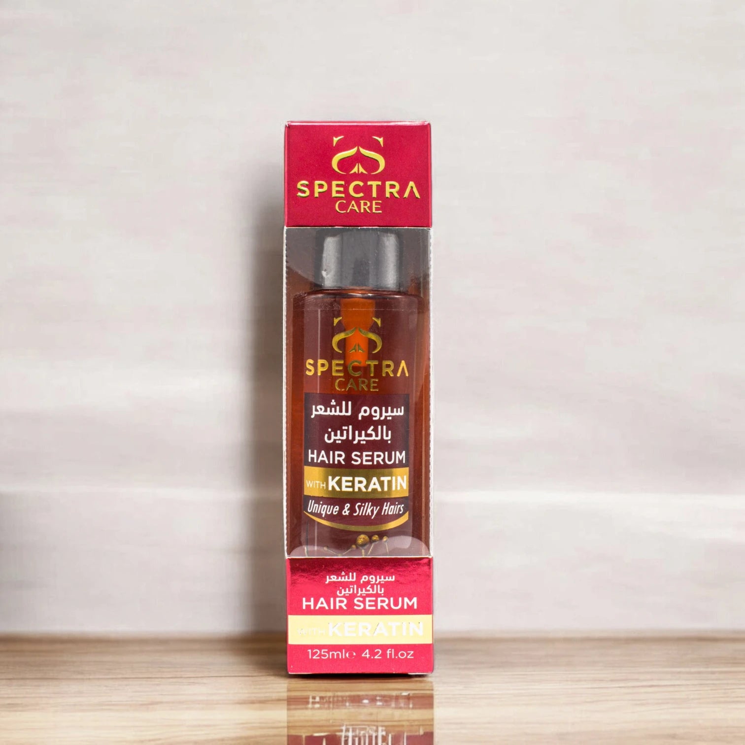 Spectra Care Keratin Hair Serum – 125ml | Reduces Frizz & Tangles, Repairs Damaged Hair, Boosts Shine & Smoothness | For All Hair Types | Salon-Quality Finish - Damoo