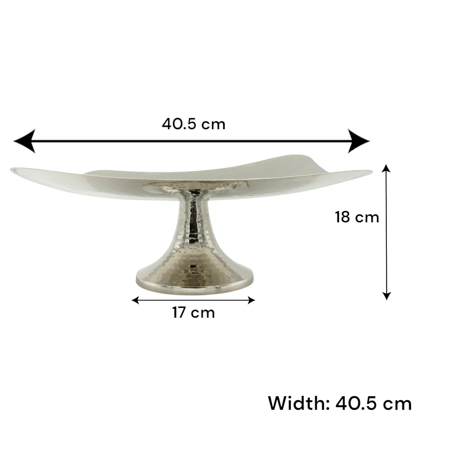 Square-Shaped Metal Dessert Stand – Elegant Serving Tray for Cupcakes, Pastries & More – Ideal for Weddings, Events & Home Display - Damoo
