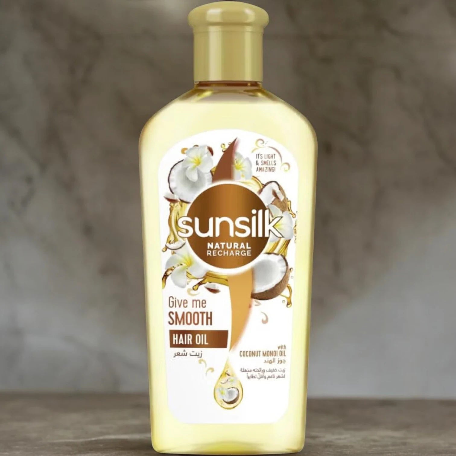 Sunsilk Coconut Monoi Oil Hair Treatment – 250ml Nourishing Oil with 7 Oil Blend Including Argan & Babassu – Smooths, Softens & Revives Dry, Damaged Hair – Daily Smoothing Hair Care for Women - Damoo