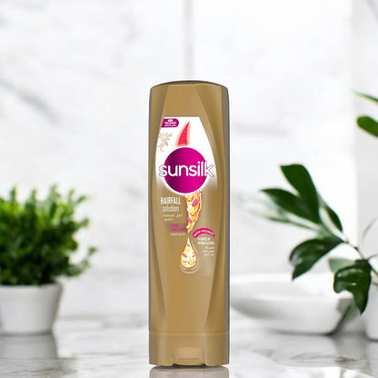 Sunsilk Hair Fall Solution Conditioner – 350ml | Nourishing Conditioner for Dry Hair with Vitamin B3, Soya Protein & Castor Oil | Reduces Hair Fall, Repairs Split Ends & Strengthens Hair - Damoo