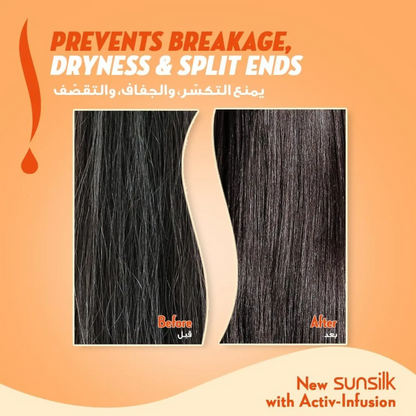 Sunsilk Instant Repair Conditioner | With Keratin, Almond Oil & Vitamin C | Repairs Damaged Hair & Split Ends | 400ml - Damoo