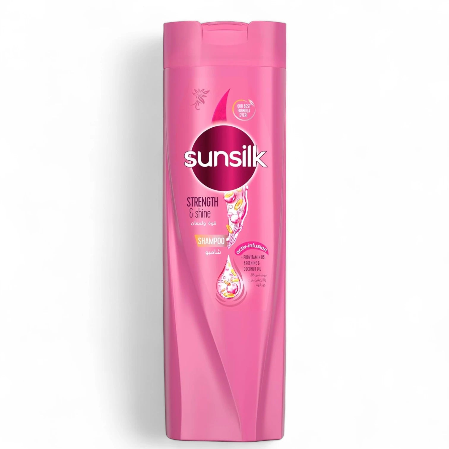 Sunsilk Strength & Shine Shampoo 200ml – For Weak & Dull Hair | With Pro-Vitamin B5, Arginine & Coconut Oil | Deep Nourishment & Salon-Like Shine - Damoo