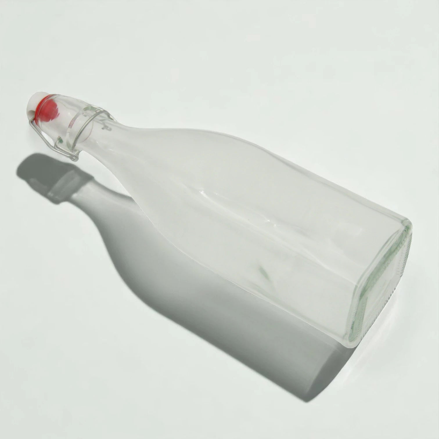 Swing Top Glass Bottle – Reusable Airtight Beverage Bottle for Water, Juice, Oil, or Vinegar – Leakproof & Eco-Friendly - Damoo