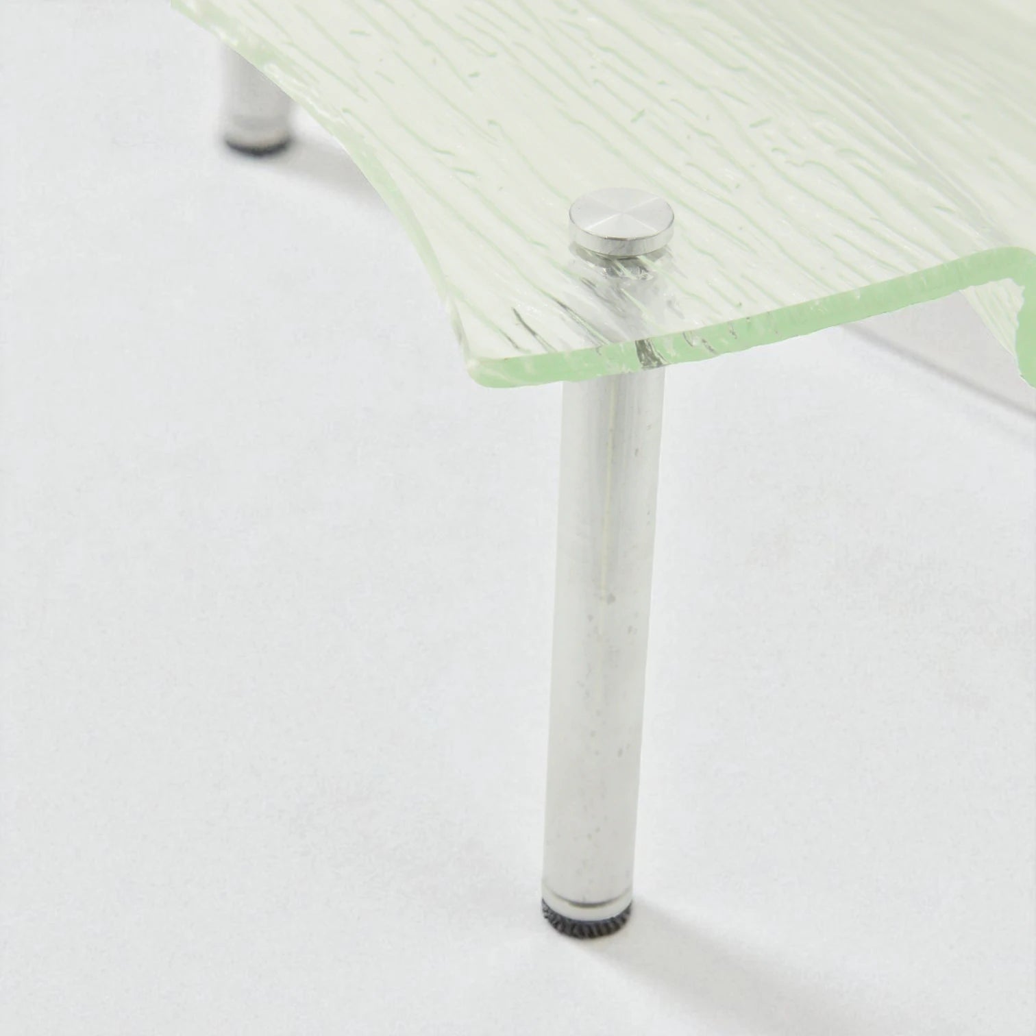 Textured Glass Multi-Level Display Stand – Decorative Organizer for Home or Retail Use - Damoo