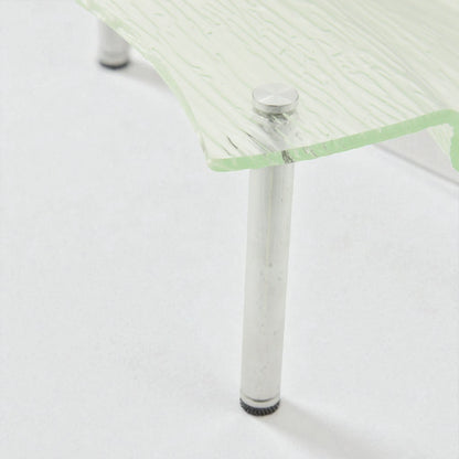 Textured Glass Multi-Level Display Stand – Decorative Organizer for Home or Retail Use - Damoo