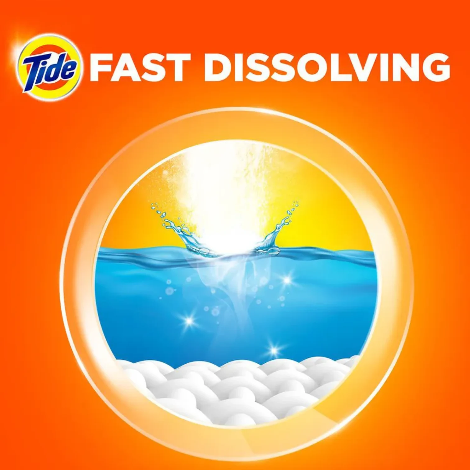 Tide Fast Action Laundry Detergent Powder – 2.5 KG | Quick-Dissolving Formula for Powerful Cleaning with No Extra Steps - Damoo