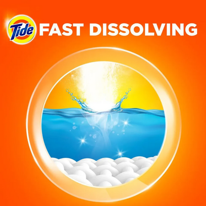 Tide Fast Action Laundry Detergent Powder – 2.5 KG | Quick-Dissolving Formula for Powerful Cleaning with No Extra Steps - Damoo
