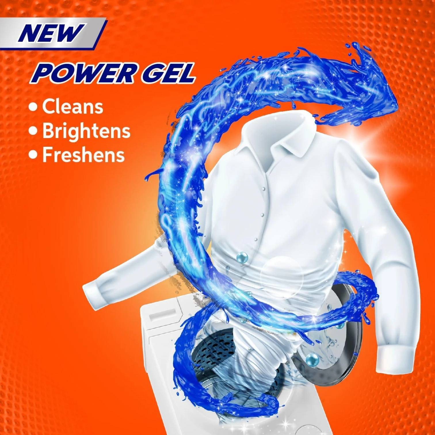 Tide Power Gel Laundry Detergent – Floral Breeze Scent, 2 x 1.8L (3.6L Total) | Tough Stain Removal & Long-Lasting Freshness - Damoo