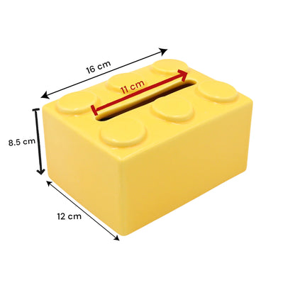 Tissue Holder Box | Stylish Rectangular Napkin Case for Home, Car, Office, Hotel & More - Damoo