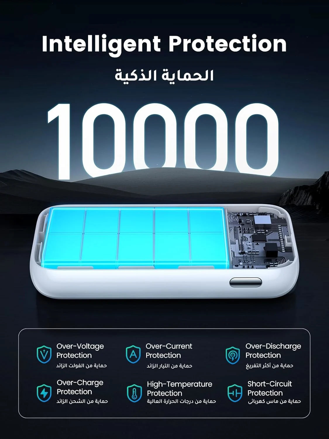 UGREEN 10000mAh Power Bank – 30W USB-C Fast Charger for iPhone 16/15/14/13/12 Series, Samsung S25, iPad Pro, AirPods – Compact & High-Speed Battery Pack - Damoo