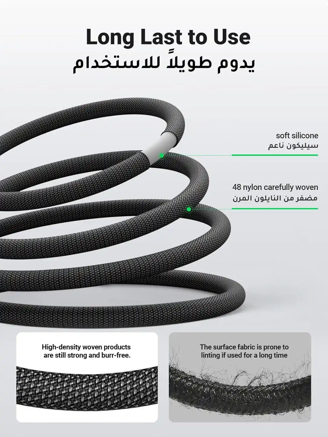 UGREEN 1M Lightning Cable [MFi Certified], Fast USB-A to Lightning Charger, 2.4A, 60W PD, for iPhone & iPad - Damoo