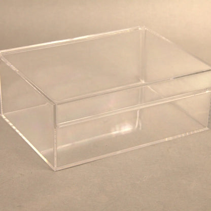 Vague Clear Acrylic Serving Tray – Minimalist Organizer for Kitchen, Office, Vanity & Events - Damoo
