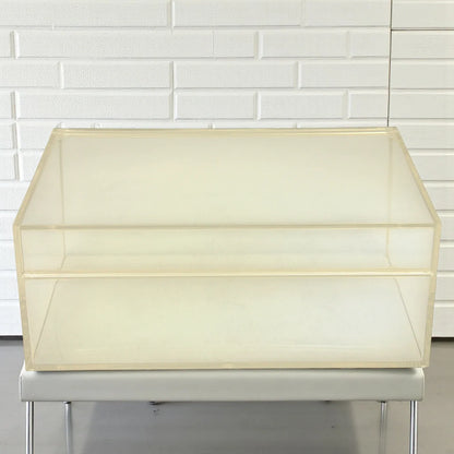 Vague Clear Acrylic Serving Tray – Minimalist Organizer for Kitchen, Office, Vanity & Events - Damoo