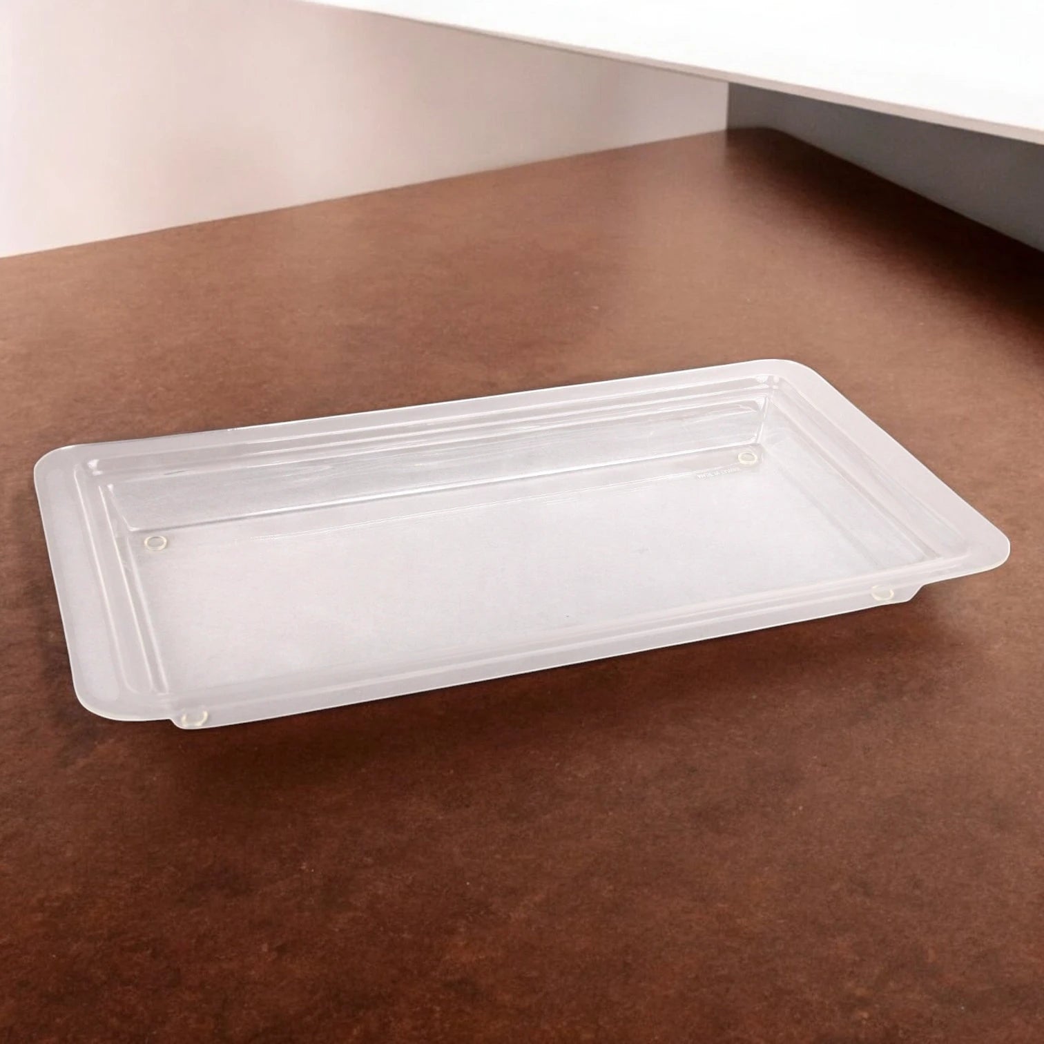 Vague Rectangular Bread Display Box with Clear Acrylic Lid – Stylish Covered Serving Tray for Bread, Pastries & Snacks – Ideal for Buffet, Bakery & Home Use - Damoo