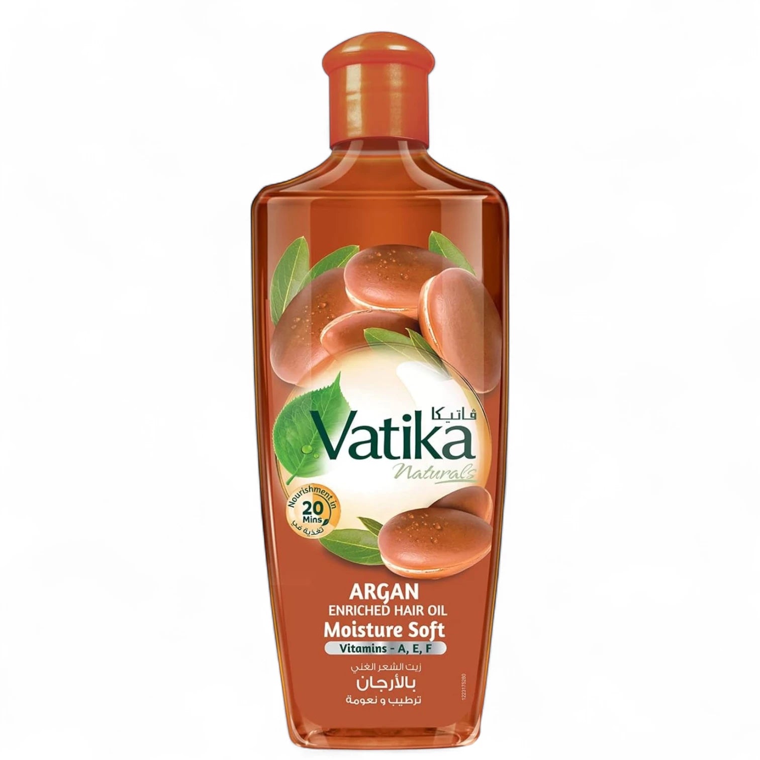 Vatika Naturals Argan Enriched Hair Oil – 300ml | With Multivitamins A, E & F | Moisturizes Dry Hair, Adds Brilliant Shine | Non-Greasy Formula | Repairs Damage & Improves Hair Elasticity | For All Hair Types - Damoo