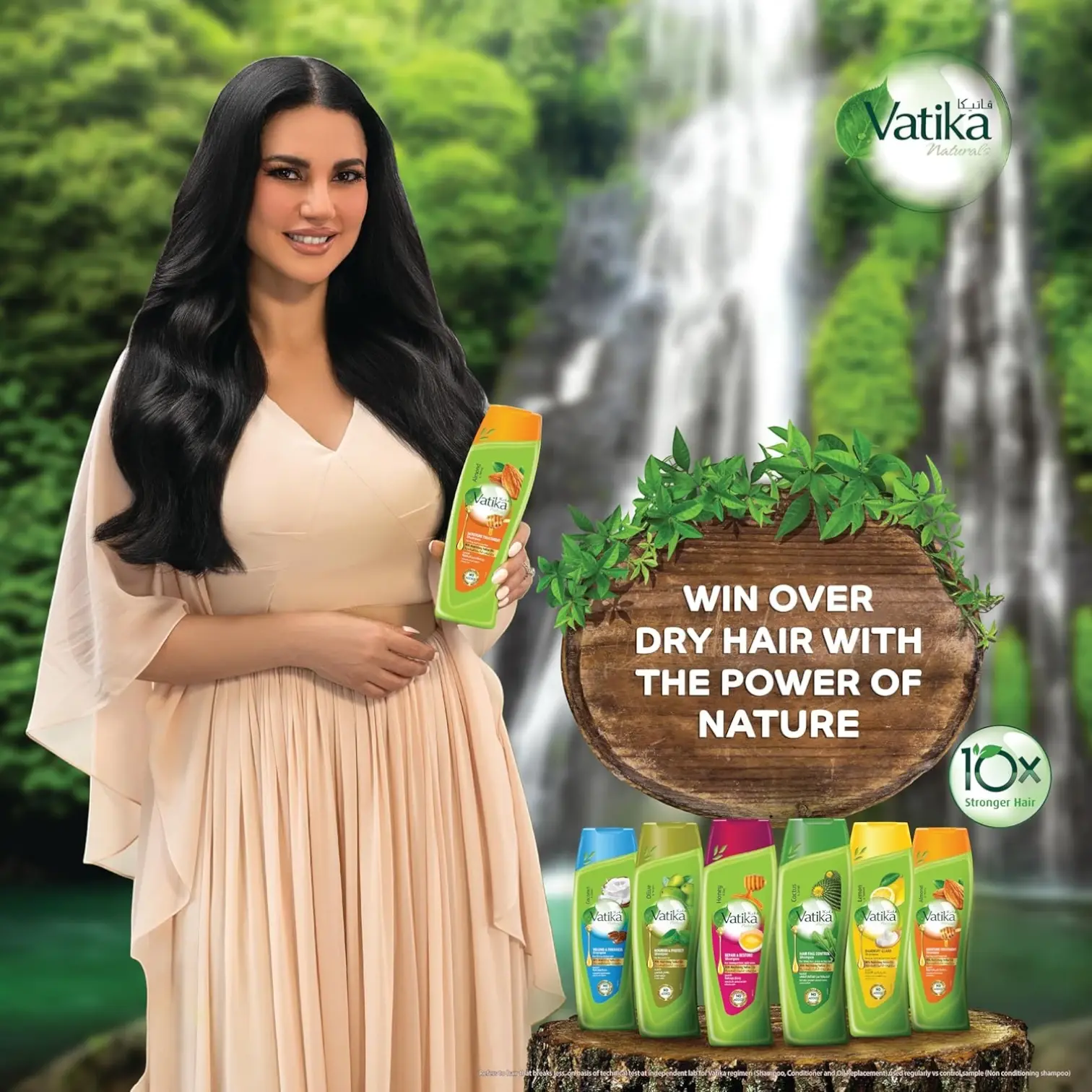 Vatika Naturals Moisture Treatment Shampoo | 2 x 400ml | With Almond, Honey & Vatika Oils | For Dry & Frizzy Hair | Deep Nourishment & Hydration - Damoo
