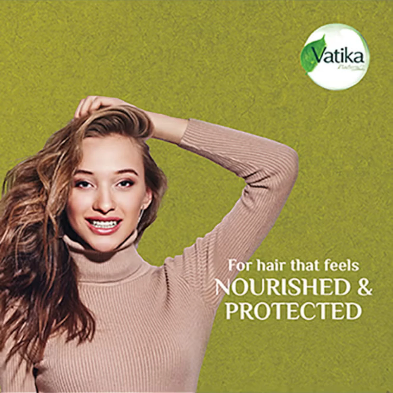 Vatika Naturals Olive Enriched Hair Oil – 300ml | With Virgin Olive Oil, Almonds, Cactus & Lemon | Nourishes, Protects & Strengthens Hair | For Dry & Dull Hair | Unisex - Damoo