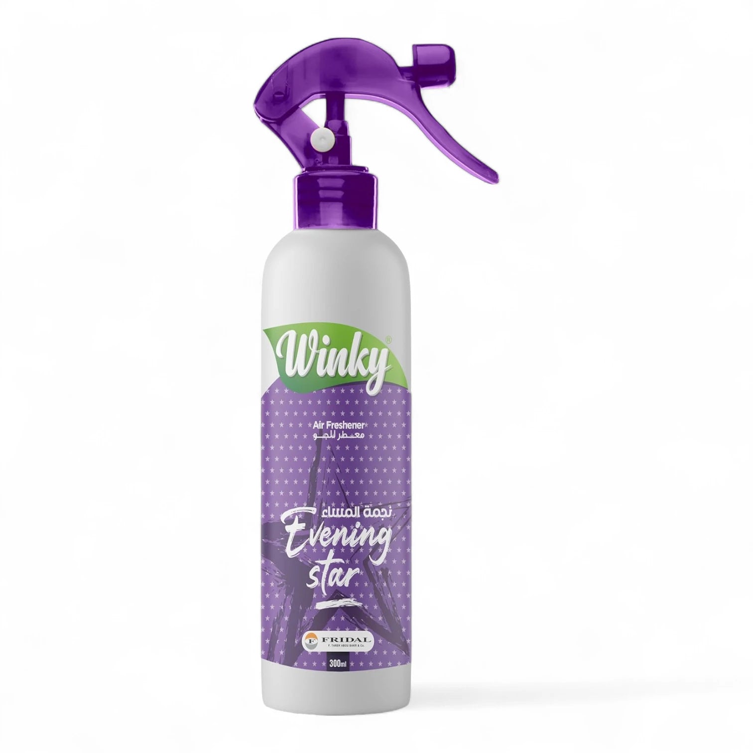 Winky Evening Star Air Freshener Spray – 300ml – Long-Lasting Indoor Scent – Made with 100% Natural Ingredients – Easy Manual Use - Damoo