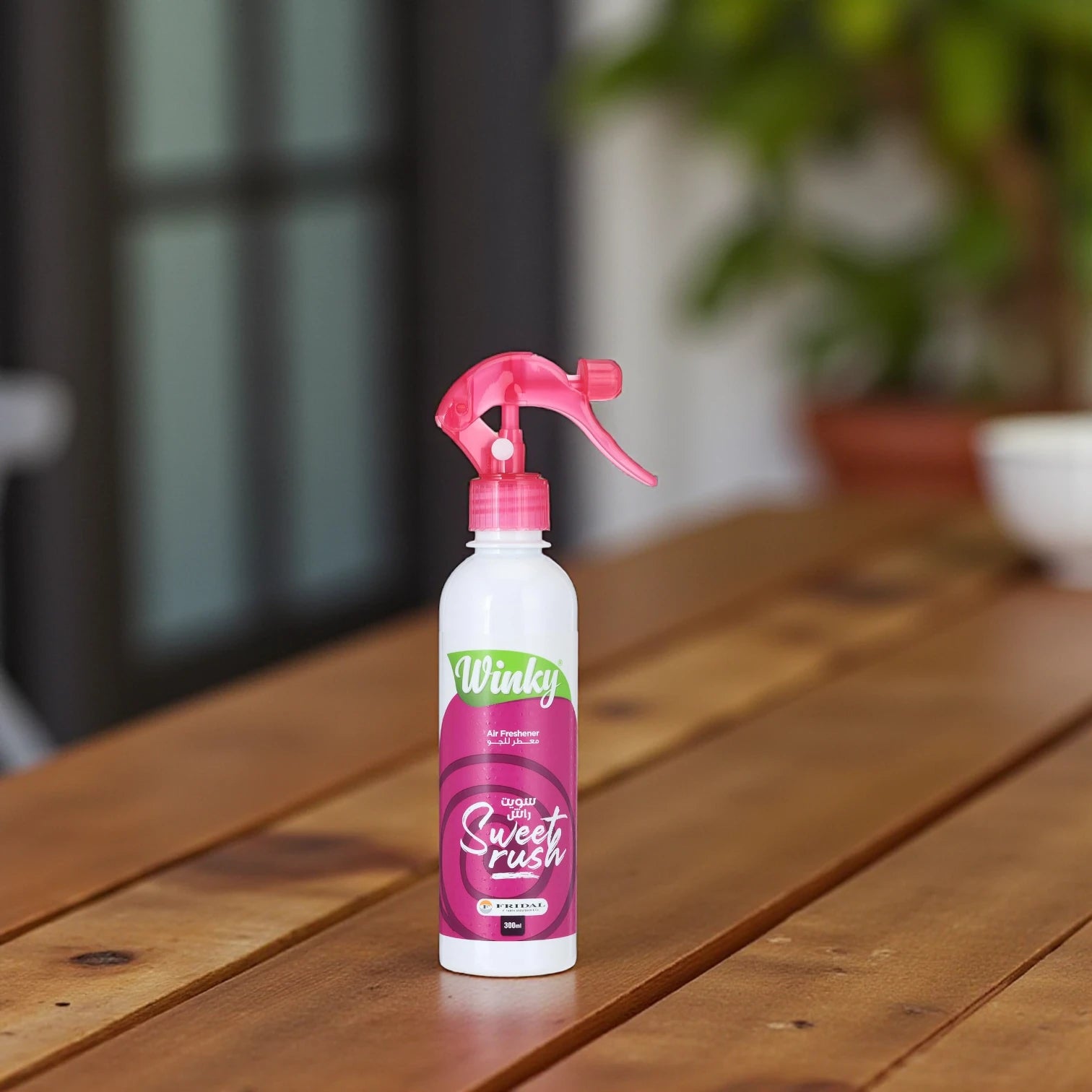 Winky Sweet Rush Air Freshener Spray – 300ml – Long-Lasting Scent for Home or Office – Made with 100% Natural Ingredients – Manual Spray - Damoo