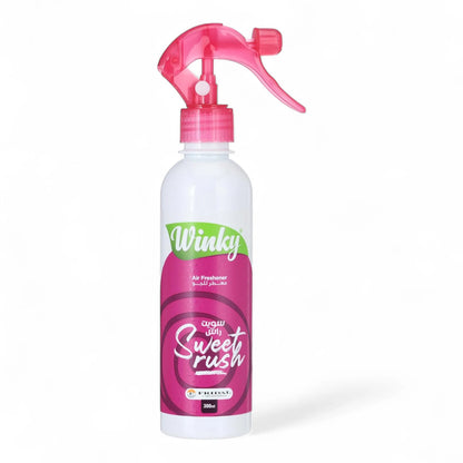 Winky Sweet Rush Air Freshener Spray – 300ml – Long-Lasting Scent for Home or Office – Made with 100% Natural Ingredients – Manual Spray - Damoo