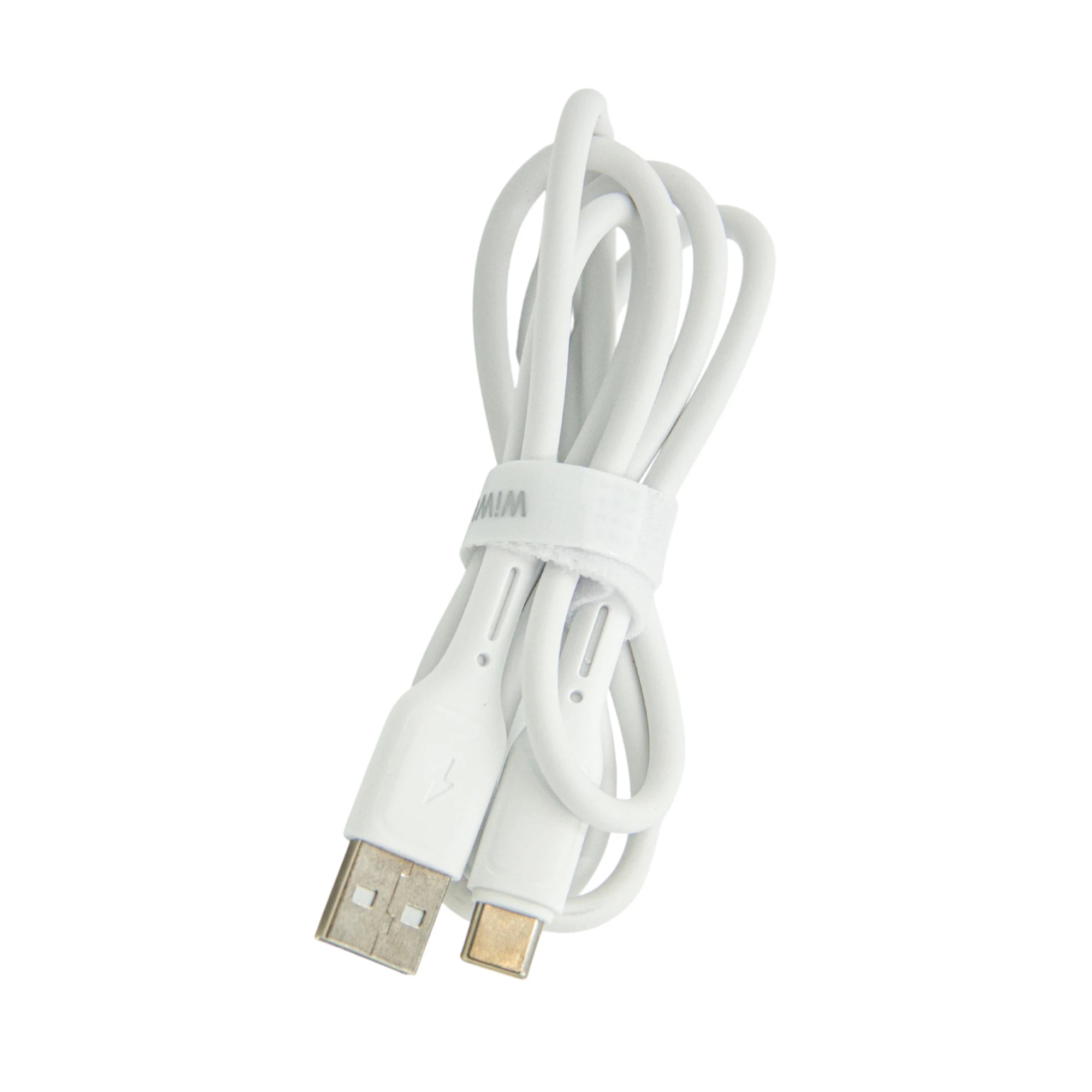 Wiwu USB to USB-C Cable 1M – 2.4A Fast Charging, TPE Material, Nylon Braided for iPhone 15, iPad, Samsung, Laptops - Damoo