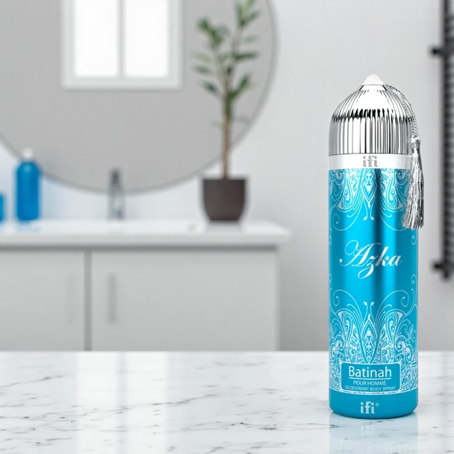 Azka Batinah Pour Homme Deodorant Body Spray for Men – Long-Lasting Freshness & Masculine Fragrance – 200ml - Damoo
