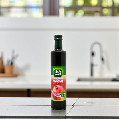 Yamal Alsham Natural Pomegranate Molasses – Rich Sweet & Tangy Syrup for Sauces, Marinades, Dressings & Middle Eastern Cooking - Damoo